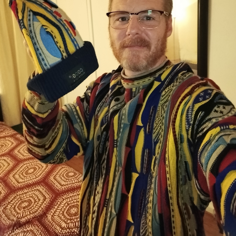 Coogi vintage sweater l xl